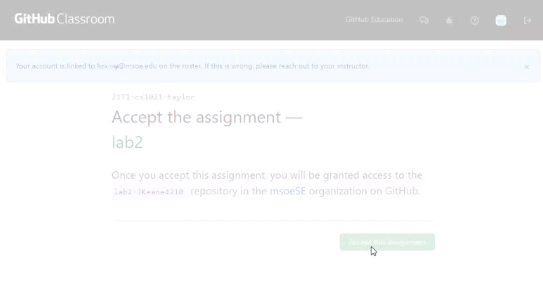 Figure [acceptassignment]: Accept the Assignment (click green button)