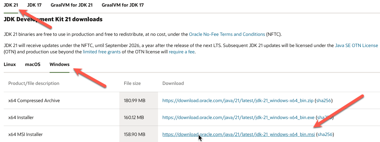 Figure 1: Java Download)