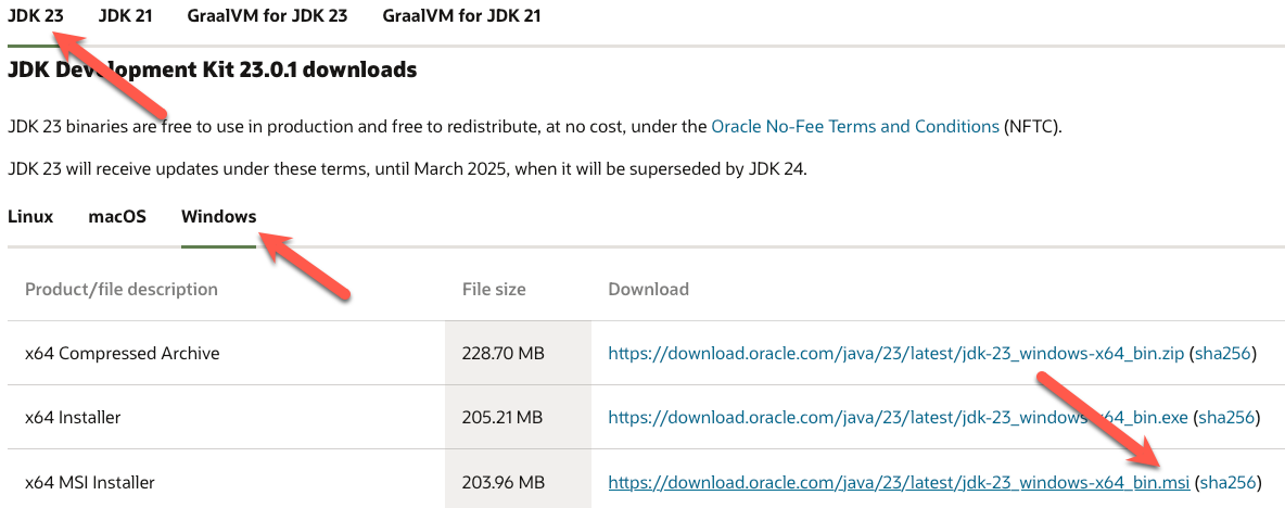 Figure 1: Java Download)